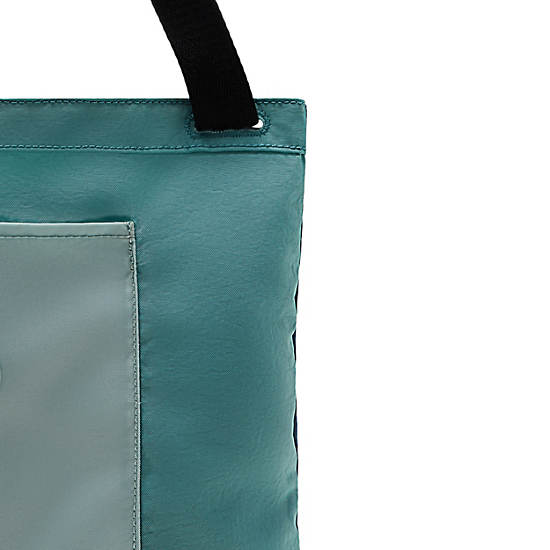 Kipling Annas Tote Bags Blue Teal Mix | CA 1438HA